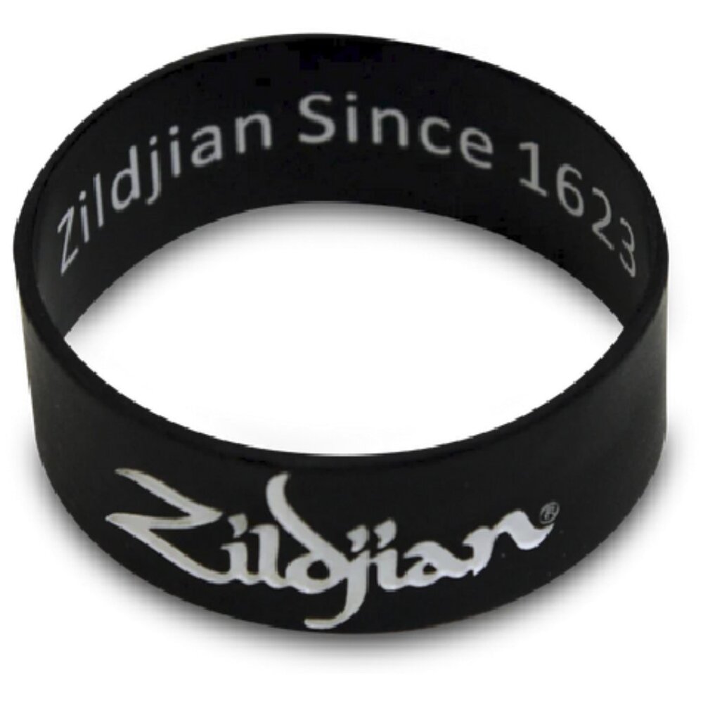Zildjian Black Silicone Drum Wristband Bracelet For Drummers And Musicians NEW